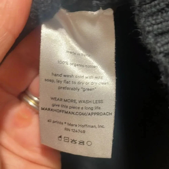MARA Hoffman woman’s black sweater - Picture 9 of 10